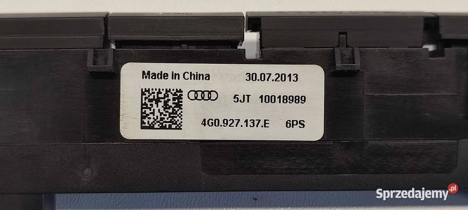 AUDI A7 4G PANEL PRZEŁĄCZNIK 4G0927137E dolnośląskie