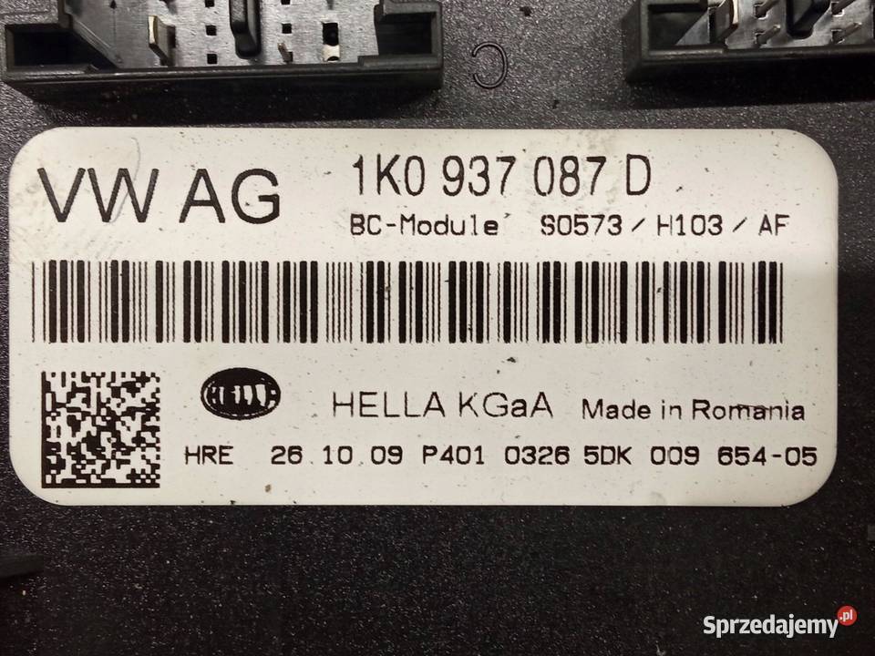 MODUŁ KOMFORTU 1K0937087D Skoda Octavia II