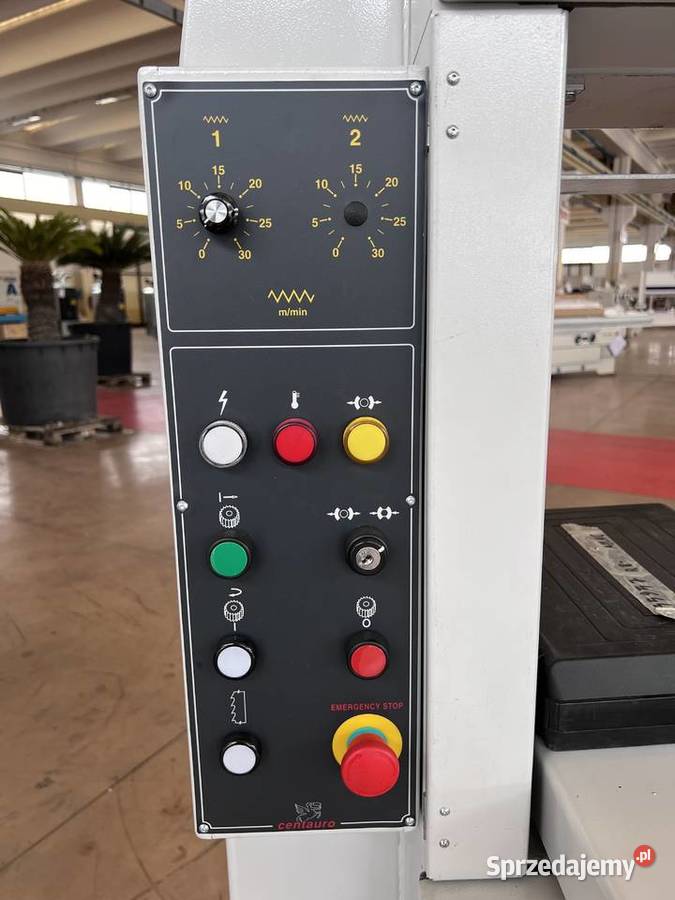 Piła do rozkroju lameli CENTURO R800 posuw Łabuńki Pierwsze