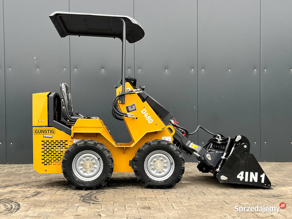 Miniładowarka kołowa skid steer 480 Gnstig D480 Rok produkcji 2025 Pozostałe Kęty