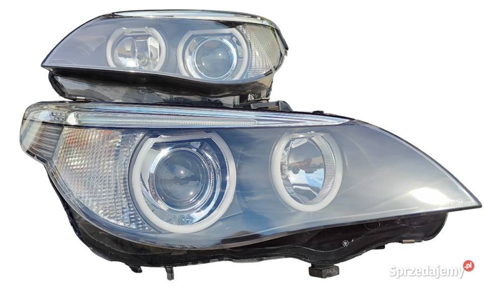 Reflektory D1S skrętne HELLA E60 E61 przedlift osobowe