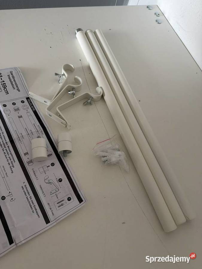 Biały karnisz drążek 129147 dolnośląskie Głuchów Górny