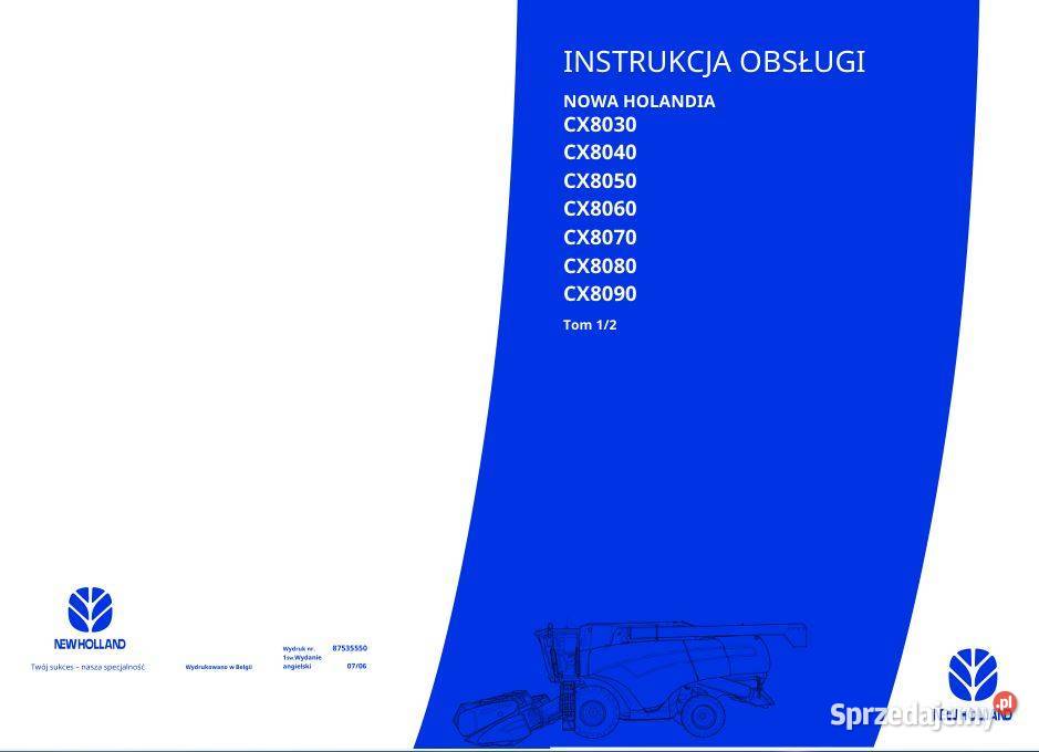 NH CX 8030 8040 8050 8060 8070 8080 8090 sprzedam