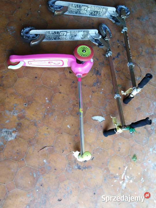 Hulajnoga zestaw pakiet z kaskami Cieszyn