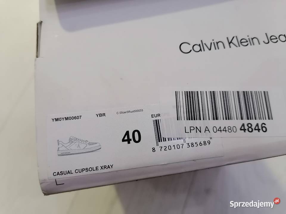 40 Calvin Klein YM0YM00607 Sneakersy męskie Półbuty śląskie Szczerbice