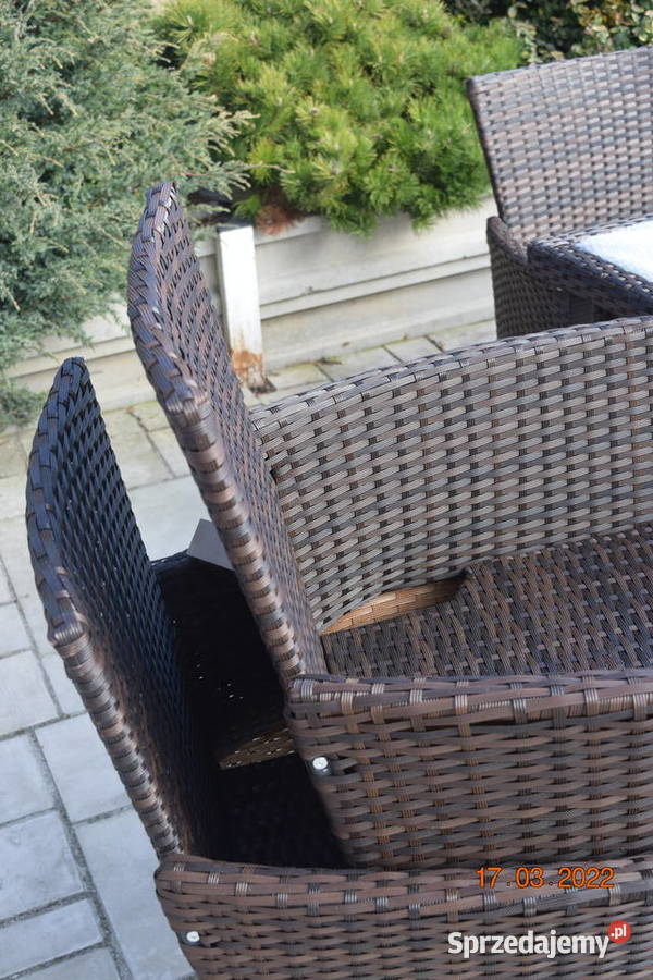 Meble ogrodowe technorattan 18 rattan braz małopolskie Bosutów sprzedam