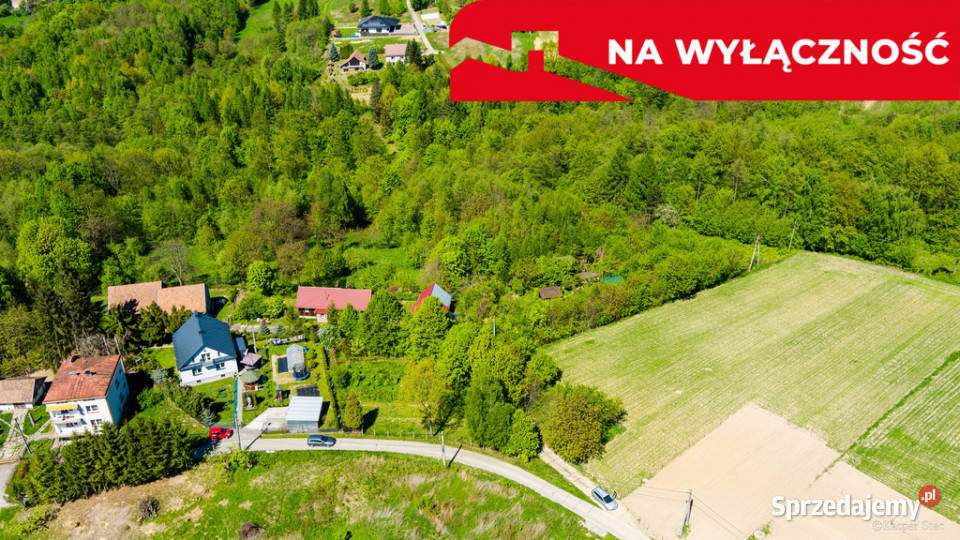 Działka budowlana 820 m2 Sprzedaż małopolskie Zawada