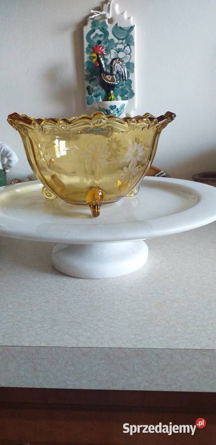 Żardiniera Bombonierka MisaPatera Antyk Szkło Warszawa