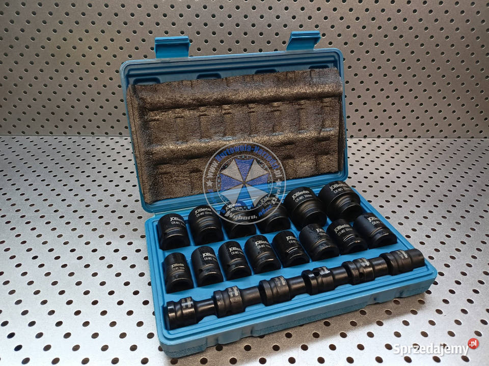 Nasadki udarowe 6kątne 12 832mm 20el CrMo zestaw Klucze Nowe