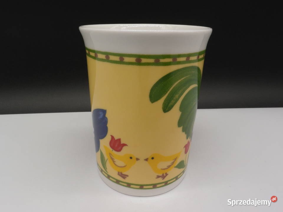 Porcelanowy Kubek Crown Trent Motyw Koguta Fine Raszków