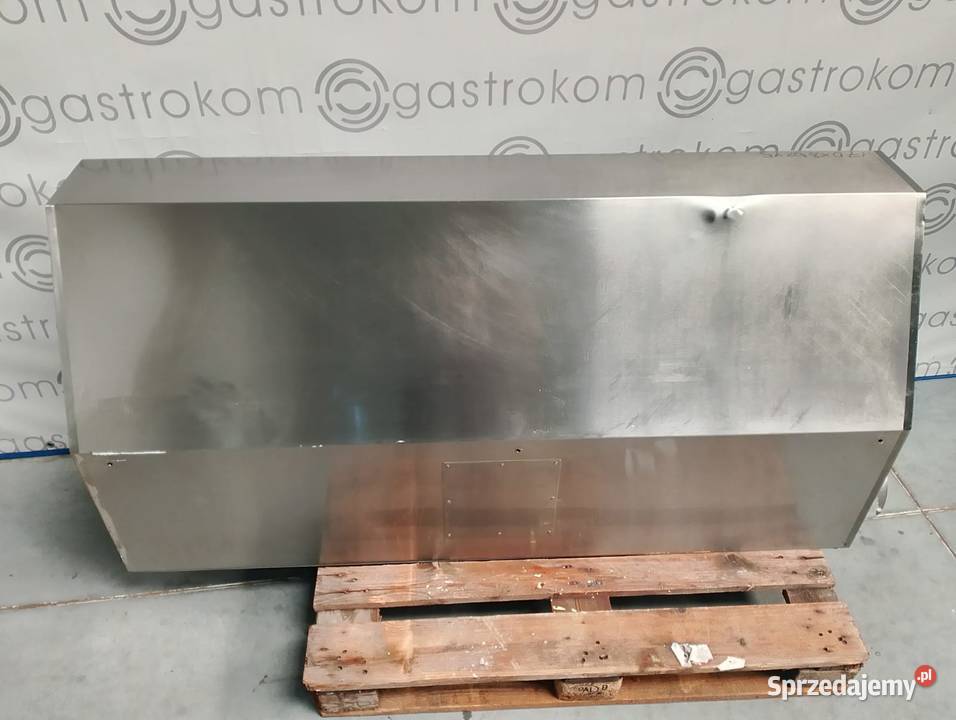 Okap przyścienny trapezowy z łapaczami 170x80x45 Wrocław sprzedam