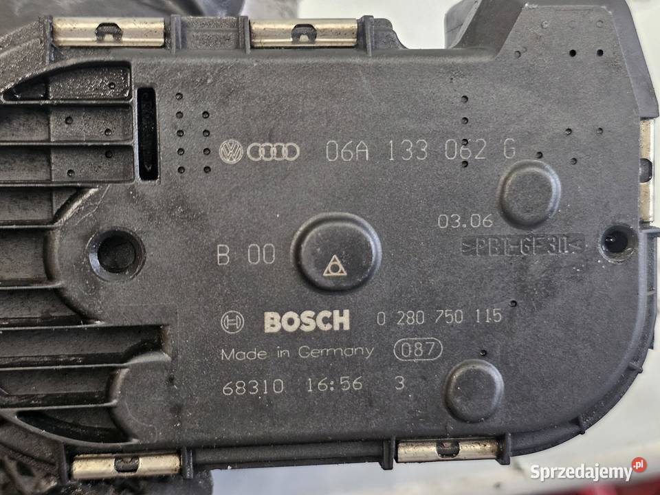 VW POLO 18 T GTI BJX 150 przepustnica 06A133062G osobowe świętokrzyskie