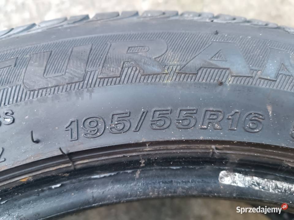 Opony Bridgestone Turanza 19555R16 Bydgoszcz sprzedam