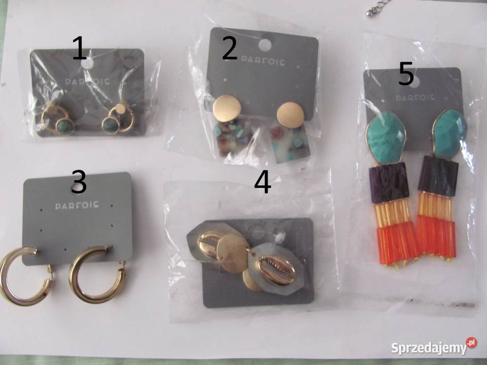 kolczyki PARFOIS Zamość sprzedam