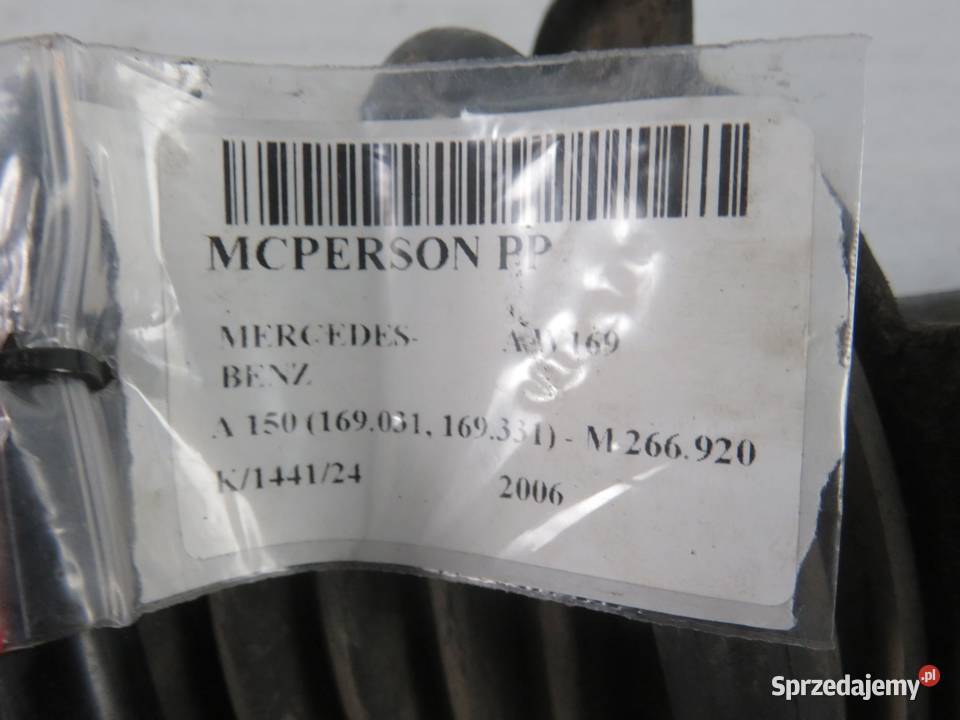 MCPERSON PRAWY PRZEDNI MERCEDES A W169 osobowe