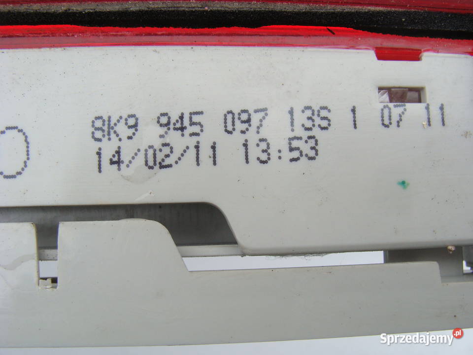 TRZECIE ŚWIATŁO STOP AUDI A4 B8 KOMBI 8K9945097 Goleniów