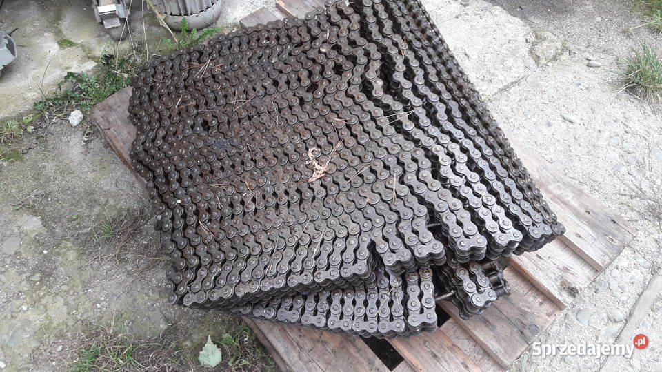 Łańcuch rolkowy dwurzędowy 1cal 50 mb śląskie sprzedam