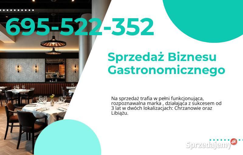 Dochodowy biznes gastronomiczny na sprzedaż Chrzanów