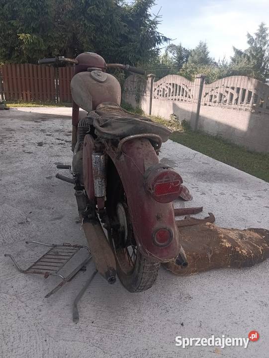Jawa 350 model 344 rocznik 1957 kompletna uszkodzony pomorskie