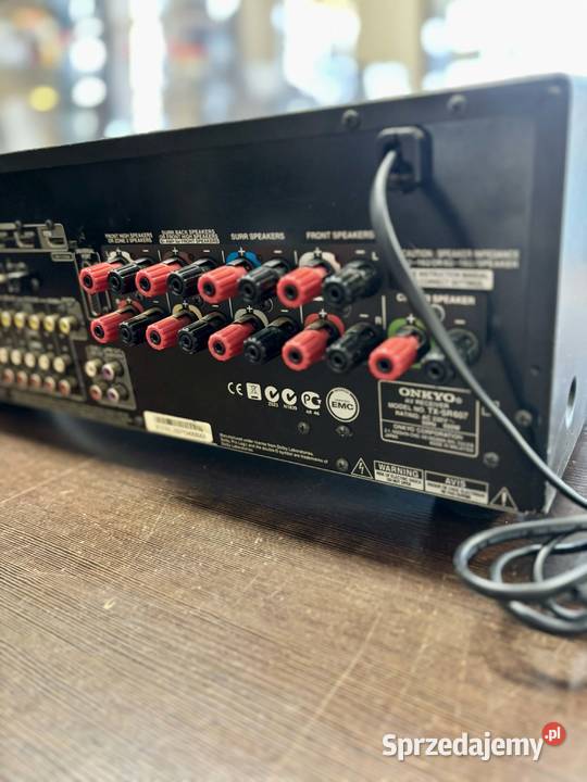 Amplituner Onkyo TXSR607 Czarny Brak pilota warmińsko-mazurskie Elbląg