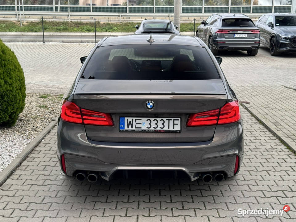 BMW M5 Salon Polska Bezwypadkowy Bowers Wilkins szary Motoryzacja