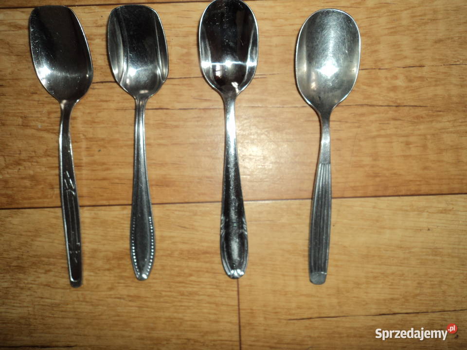 Łyżeczki szufelki do cukru używane w PRLu Nowy Sącz