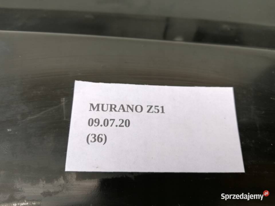 NISSAN MURANO Z51 35 PODSZYBIE METALOWE osobowe Nowy Tomyśl