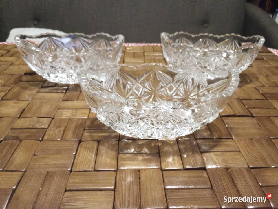Prl gondola szkło Hortensja gwiazda 3 przezroczysty Łódź