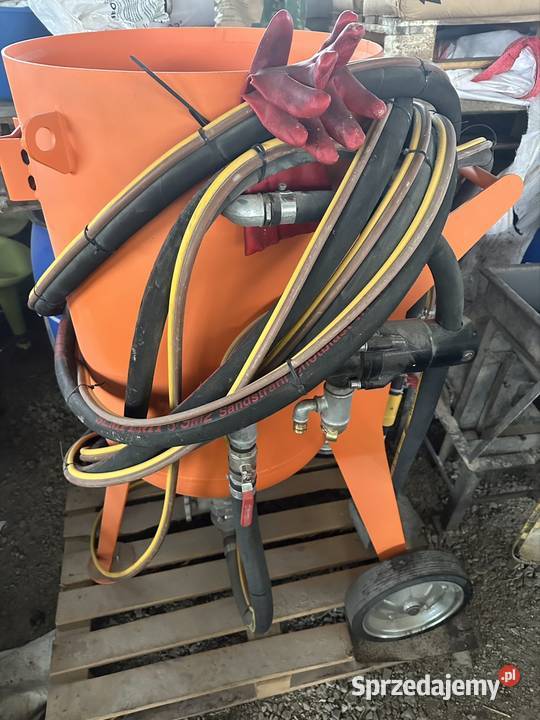 Zestaw do piaskowania kompresor śrubowy