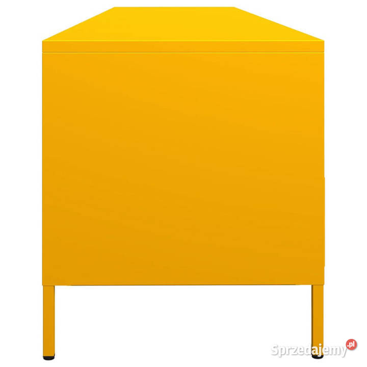 Szafka RTV żółta 202x39x435 stal walcowana na Warszawa sprzedam