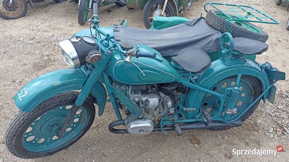 52 URAL M62 z DOKUMENTAMI 1963 z wózkiem WYSYŁKA mazowieckie Ostrołęka
