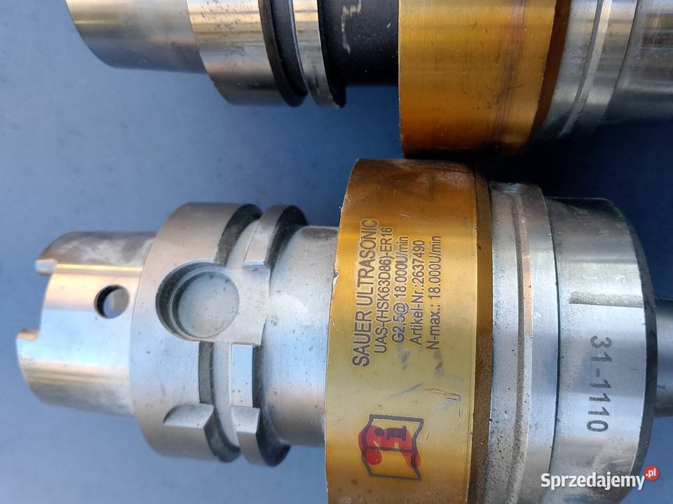 Trzpień Uchwyt Sauer Ultrasonic CNC wielkopolskie Nowy Tomyśl