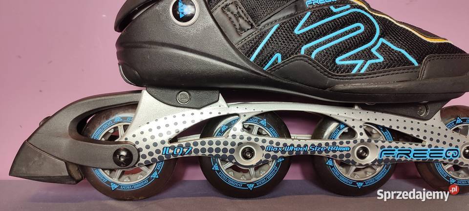 Rolki K2 FreeQ FIT 84 mm męskie rozmiar 445 R40