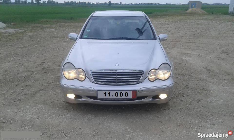 Mercedes C240 26 V6 W203 ELEGANCE Zadbany bogaty wspomaganie kierownicy C-klasa Kruszwica