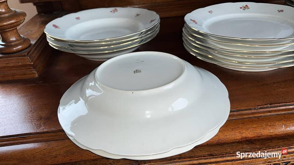 Talerzeobiadowy Syg Ćmielów Made in Poland Biała Gdańsk