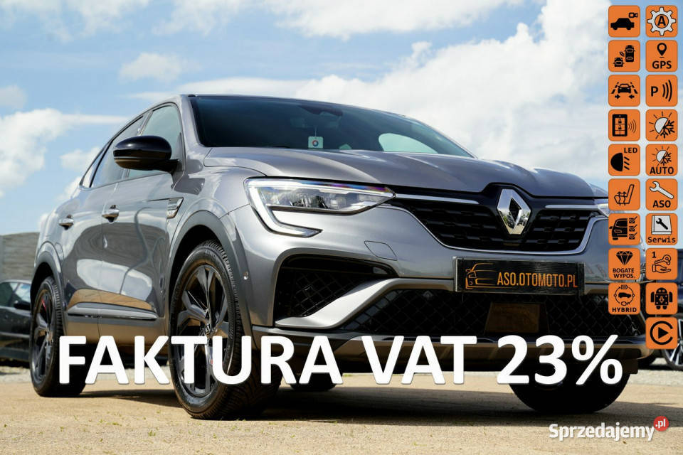 Renault Arkana RS line skora NAWI kamera BLIS centralny zamek opolskie Otmuchów