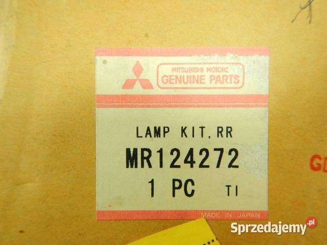 LAMPA KLAPY PRAWY TYŁ MITSUBISHI GALANT 9296