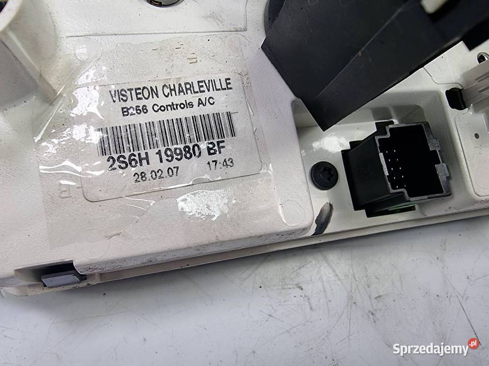 PANEL KLIMATYZACJI FORD FIESTA MK6 2S6H19980BF Lipno