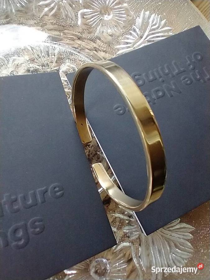 Gładka bransoletka mosiądz metaloplastyka Łódź