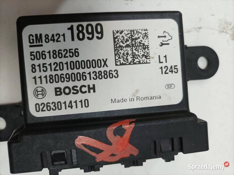 MODUŁ PDC PARKTRONIK 84211899 02633011410 Opel Motoryzacja