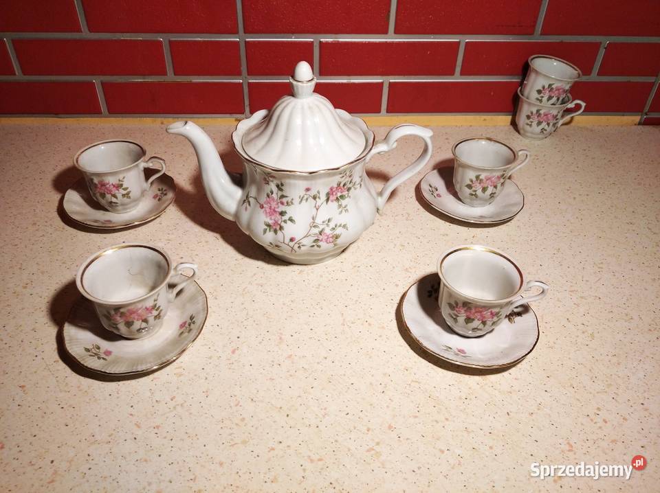 Zestaw kawowy porcelana Wawel Wałbrzych Wrocław