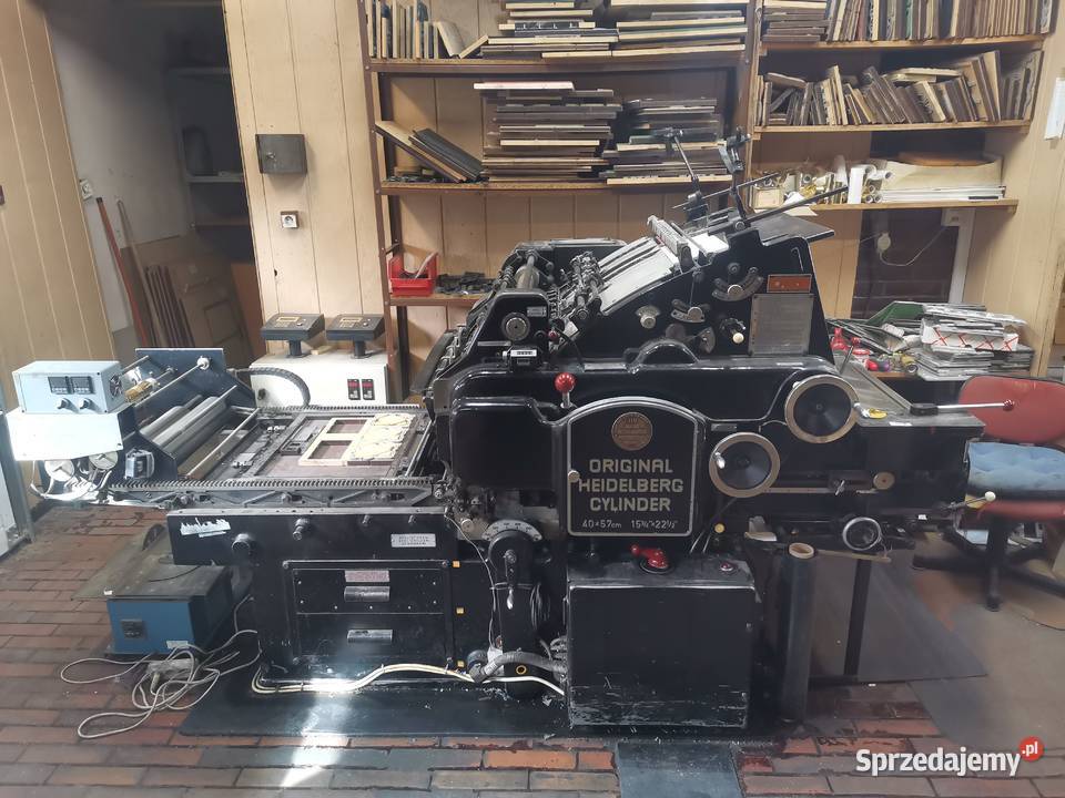 Heidelberg oryginał termodruk i sztancowanie Poznań