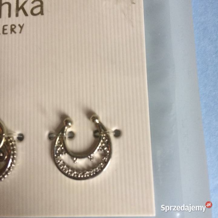 kolczyki do nosa bez przekuwania Zamość