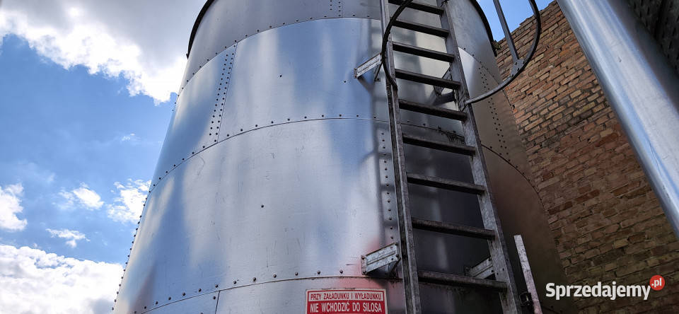 Silos zbożowy BIN 28 ton 374 m3 nieuszkodzony Oborzany