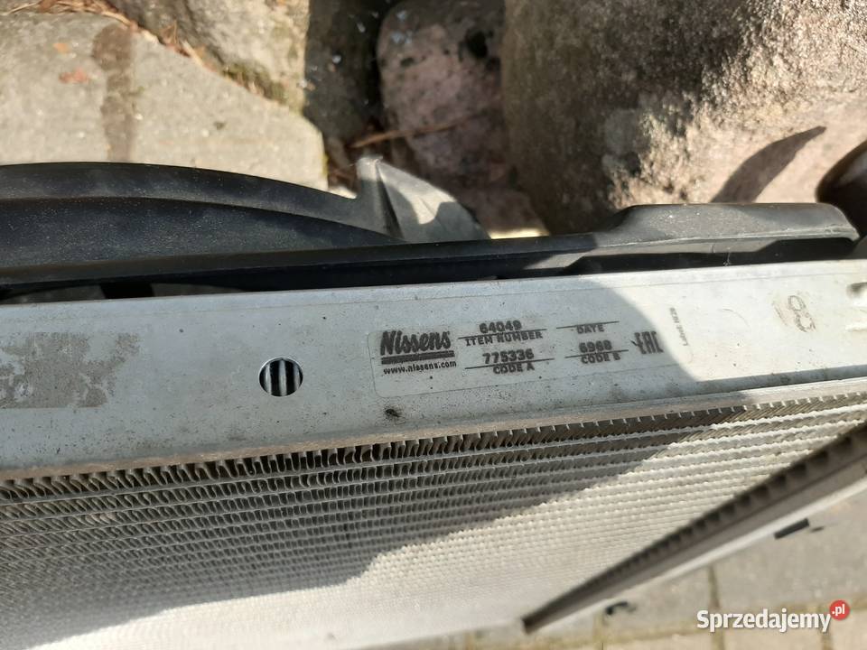 Saab 9000 chłodnica Nissens plus wentylator Rok produkcji 1997 sprzedam