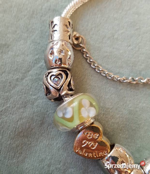 Nowa bransoletka modułowa koraliki beads charms Biżuteria dla Pań Szczecin