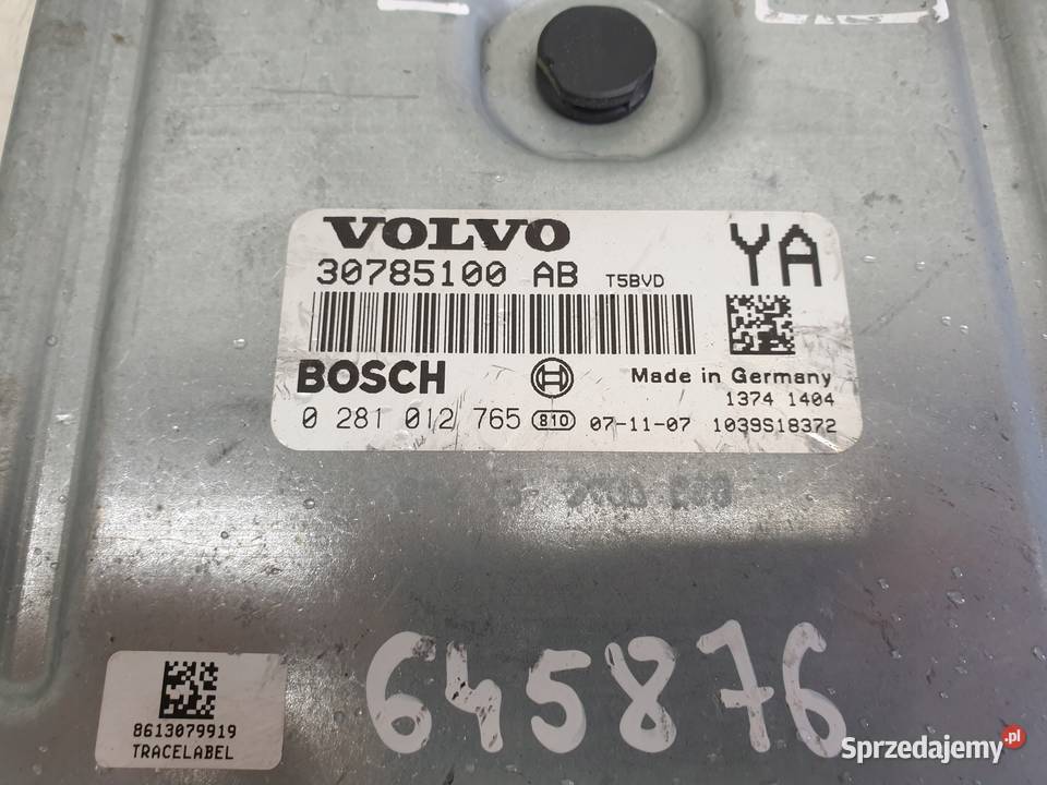 Volvo V70 III 24 D5 STEROWNIK SILNIKA komputer Janów