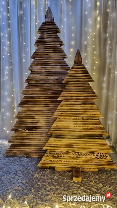 Choinka drewniana ekologiczna naturalne drzewko Kalety