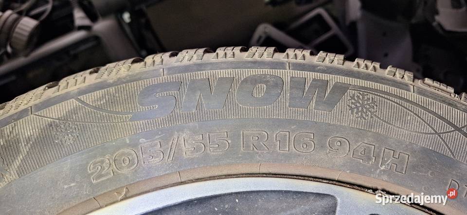 Koła zimowe 5x110 20555R16 wysoki bieżnik Opel