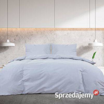 vidaXL Zestaw pościeli szary 140x200 Dom i Ogród Warszawa sprzedam